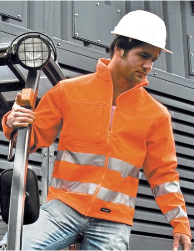 RES-R117X-High Vis Soft Shell Jacket